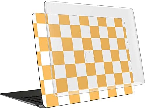 Skinit Case + Skin Compatible with MacBook Air 13in (2020) Originally Designed Yellow and White Checkerboard Design