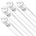 Sunco Lighting T8 LED Tube Light 4ft 48-Inch. 18W, 5000K Kelvin 2000 Lumens, Pack of 4