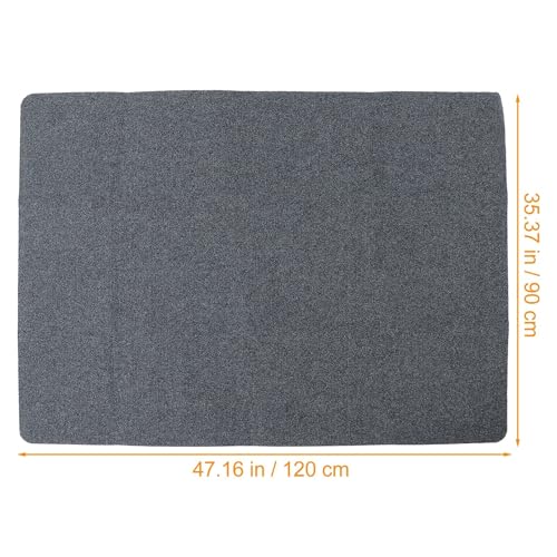 Alfombrilla para suelo autoadhesiva negra de PVC resistente para cocina y entrada 3