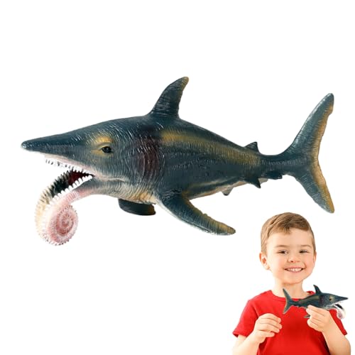 Figura decorativa de tiburón genérica - Detalles realistas de criaturas marinas - Juguete educativo para, decoración del hogar, accesorios de fiesta para ocio creativo y exposición