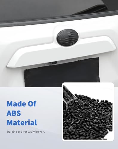 Image of for Toyota Emblem Rear Tailgate Badge Emblem Logo Cover Trim Fit for Toyota Series, for Camry, RAV4, Corolla, Tacoma, Highlander, 4Runner Series, 5.27x3.7 inches, Black