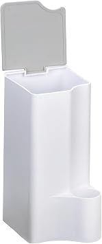 Holder for Clorox Toilet Wand, Compatible with Clorox Toilet Wand Holder only, White & Gray