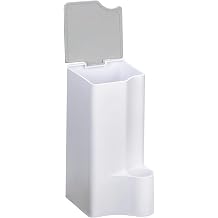 Holder for Clorox Toilet Wand, Compatible with Clorox Toilet Wand Holder only, White & Gray