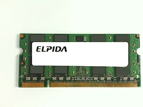 Elpida ebe21ue8acua-8g-e 2 GB�m�[�g�u�b�NSODIMM ddr2 pc6400 ( 800 ) Unbuf 1.8 V 2rx8 256 mx64 200p 128 mx8 CL