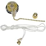 HQRP Ceiling Fan Pull Chain 3-Speed Control Switch compatible with Hunter Ceiling Fan
