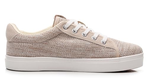 Cull4U Women's Flexible Knitting Low-Top Sneaker Shoe3