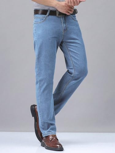 Image of URBAN POCKETS Jeans for Men | Denim Pants with Straight Fit & Formal Look (Regular-U08-U09)