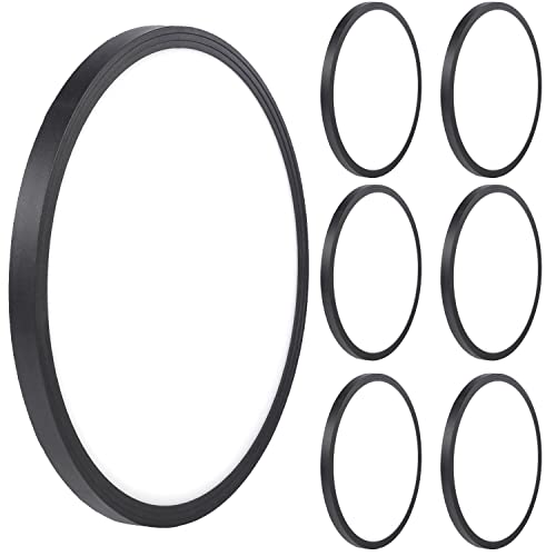 6Pack 3200Lm Led Ceiling Light Fixture,28W Black Shell Slim Thin Round Flush Mount Led Ceiling Light 120V White 6000K Surface Mount Led Ceiling Light 300W Equivalent #TOP18