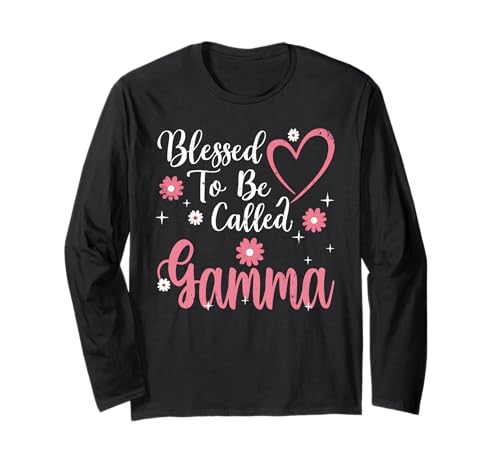 Blessed To Be Called Gamma Flower Heart Cute Mother's Day ����T�V���c
