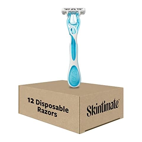 Skintimate Coconut Delight Disposable Razors for Women, 12 Count Cover