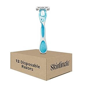 Skintimate Coconut Delight Disposable Razors for Women, 12 Count