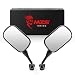 MZS Motorcycle Mirrors Rear View Adjustment Compatible with Honda CBR600 CBR 600 F4 F4i CBR600RR PC37 CBR900RR CBR929RR CBR954RR SC50 RVT1000 SP-1 SP-12 RC51 RVT1000R