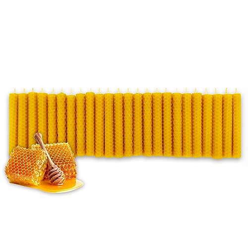 LAMARE Vela de Miel Natural 100% pura de Abeja (Pack