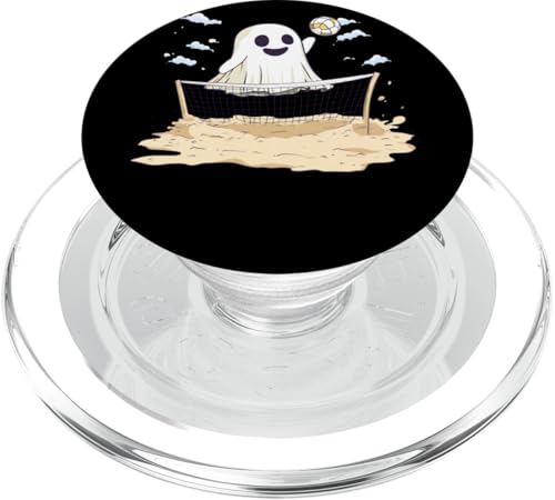 Divertido disfraz fantasma de voleibol para Halloween PopSockets PopGrip para MagSafe