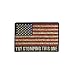 Hot Leathers, TRY STOMPING THIS ONE, Iron-On / Saw-On Rayon PATCH - 4" x 3", Exceptional Quality
