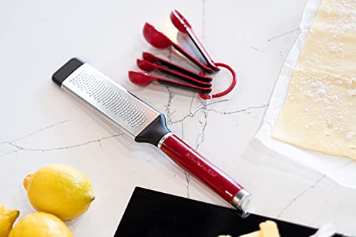 Ralador Zester de Aço Inox 32 cm Vermelho KitchenAid