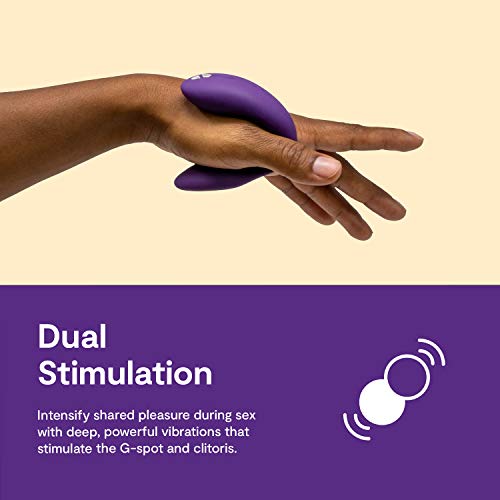 We-Vibe Chorus Couples Vibrator Remote & App Controlled Wearable Vibrating Smart Sex Toy for Him & Her, Purple