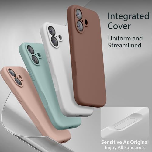 Image of FireNova Magnetic for iPhone 17 Case, Compatible with MagSafe, [Integrated Silicone Camera Control Button] [Camera Protection] Anti-Scratch Microfiber Lining Phone Case, 6.3 inch, White