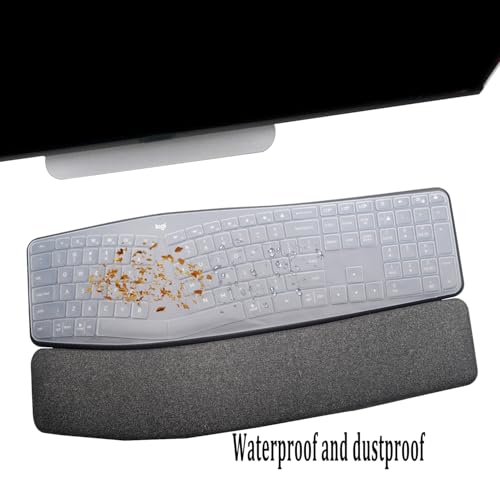 Protector de teclado para Logitech Ergo K860 US Layout miniatura 4