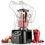 WantJoin – WantJoin Kommerzieller Mixer mit Schallschutzhaube 2.4l Leis