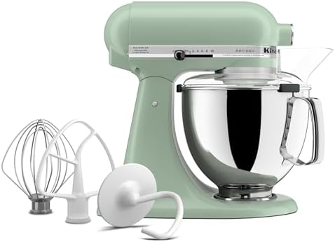 KitchenAid Artisan, 4.7L(5쿼트) 틸트 헤드 스탠드 믹서, KSM150PS, 카르다몸 — 사진 3