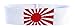 Flaggenfritze® Stirnband mit Japan Kriegsflagge