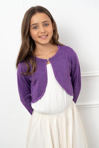 Image of BOLEROSE Girls Sparkle Long Sleeve Bolero