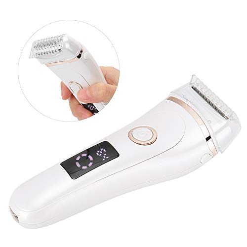 Barbeador elétrico feminino elétrico de baixo ruído, aparador de biquínis, depilador, depilador, par