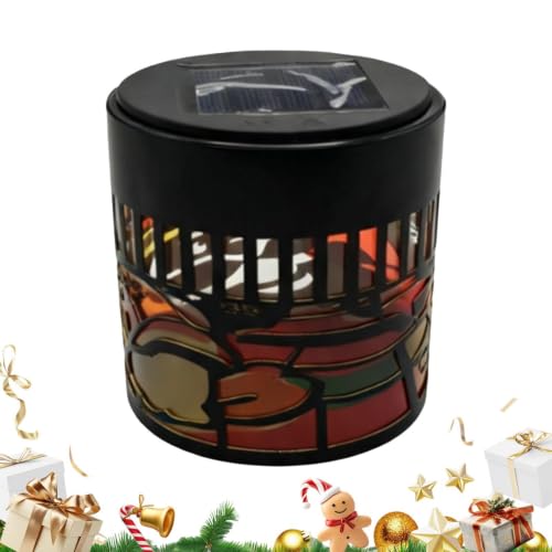 Christmas Scenes Projector Lights Waterproof Solar Lamp Dad