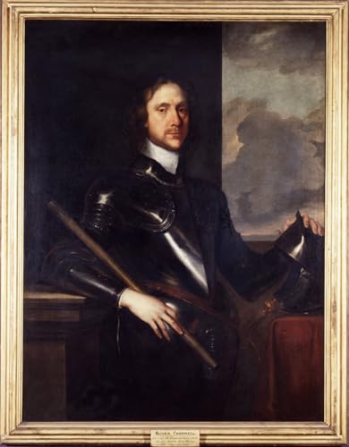 Pinturas al óleo clásicas sobre lienzo Oliver Cromwell cuadro decorativo salon 60x90cm