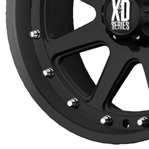 XD Series by KMC Wheels XD798 Addict Matte Black Wheel (17x9\"/6x139.7mm, +18mm offset) - Thumbnail 2