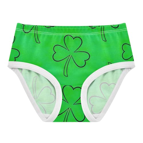 Toddler Underwear Floral 2t Cotton Girl Panties Cute Personalized Briefs Kids Undies Vibrant Grass St