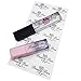 xingfa 100 Pcs Custom Logo Printed Lip Gloss Sticker Waterproof Beauty Transparent Transparent Lipstick Tube Cosmetic Label Gift for Friends (4.5x1.7cm), 100 Count (Pack of 1) (tz-20200101)