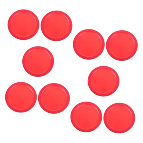 BESTonZON 10pcs Hockey Pucks Replacement for Table Hockey Games Pucks Accessories for Home Competitive Play Smooth Sliding Action for All Skill Levels