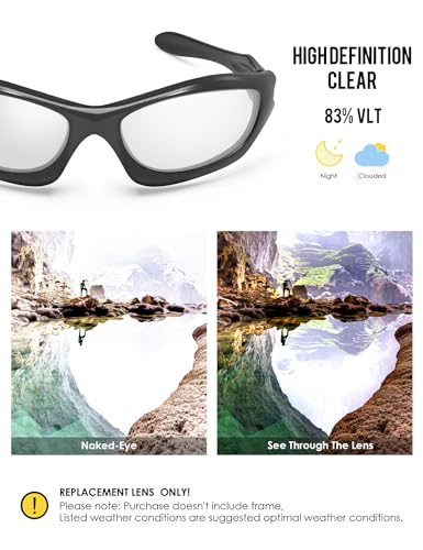 Image of BLAZERBUCK Anti-salt Polarized Replacement Lenses for Oakley Monster Dog Sunglass
