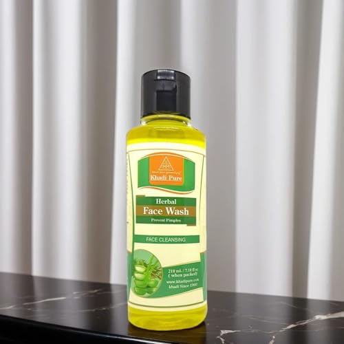 Image of Khadi Pure Herbal & Neem Tea Tree Basil Face Wash, Multicolor, 210 ml (Pack of 4)