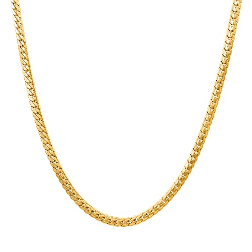 Nakabh Anti-Tarnish Stainless Steel Chain Necklace for Men Boys