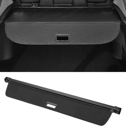 Étagère arrière rétractable de coffre Rivian R1S 2022-2025 cache-bagages noir