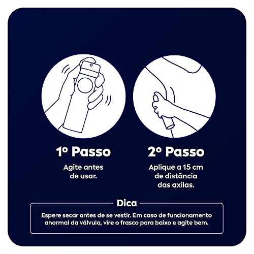 Kit NIVEA Desodorante Aerosol Men Black&White Invisible - 2 unidades