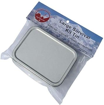 Best Glide ASE Large Survival Kit Tin Silver 2 Pack Tins Only