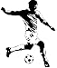 RoomMates Soccer Player Peel and Stick Giant Wall Decals