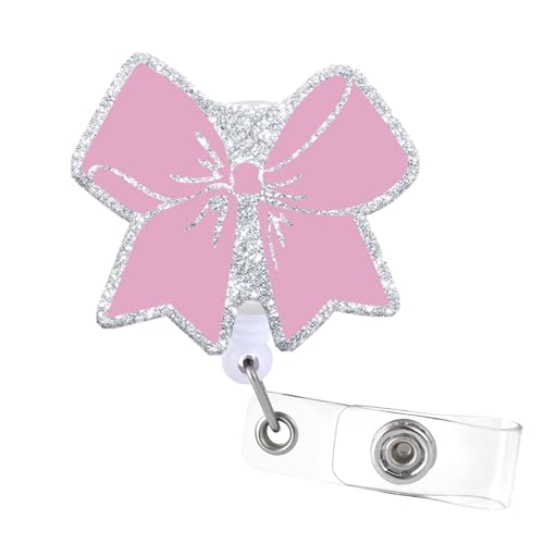Badge Reel with Swivel Alligator Clip Bows