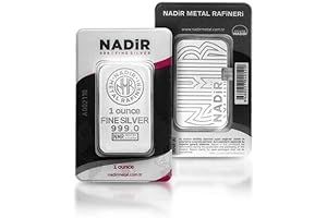 Nadir Metal Rafineri NMR 1 oz Silver Bar - .999 Fine in Assay Certified