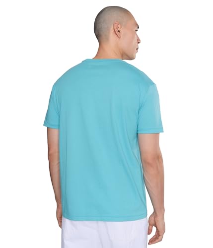 Image of POLO RALPH LAUREN, Men's, Classic Fit Jersey Crewneck T-Shirt, Perfect Turquoise, X-Large
