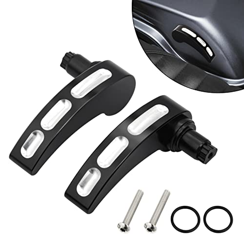 Amazicha Black Saddlebag Latch Kit Saddle Bag Lifters Compatible For Harley Davidson Touring Street Glide/Electra Glide/Road Glide/Road King/Ultra Limited Flhr Flht Flhtk Flhx Flhxs 2014-2023 #TOP20