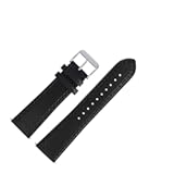 004972 Watch Strap 23 mm Leather Black