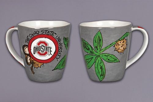 Taza de espíritu colegiado (Ohio State Buckeyes)