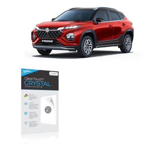 BoxWave Screen Protector Compatible with Suzuki 2024 Fronx Cluster Display (4.2 in) - ClearTouch Crystal (2-Pack), HD Film Skin - Shields from Scratches