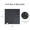 LOUKIN 2pcs Whiteboard Cleaning Cloth, Dry Erase Cleaning Cloth for Classroom, Home and Office Use, Reusable and Washable, Grey