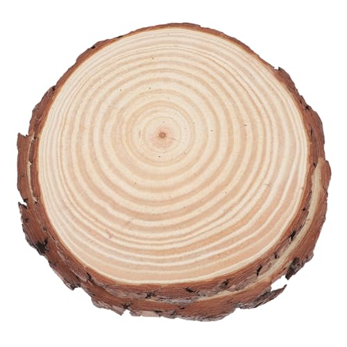 Gatuida 2 Piezas Piedras de Paso de Madera para Jardín Exterior Grosor Decorativas para y Césped Resistentes y Naturales para Paisajismo al Aire